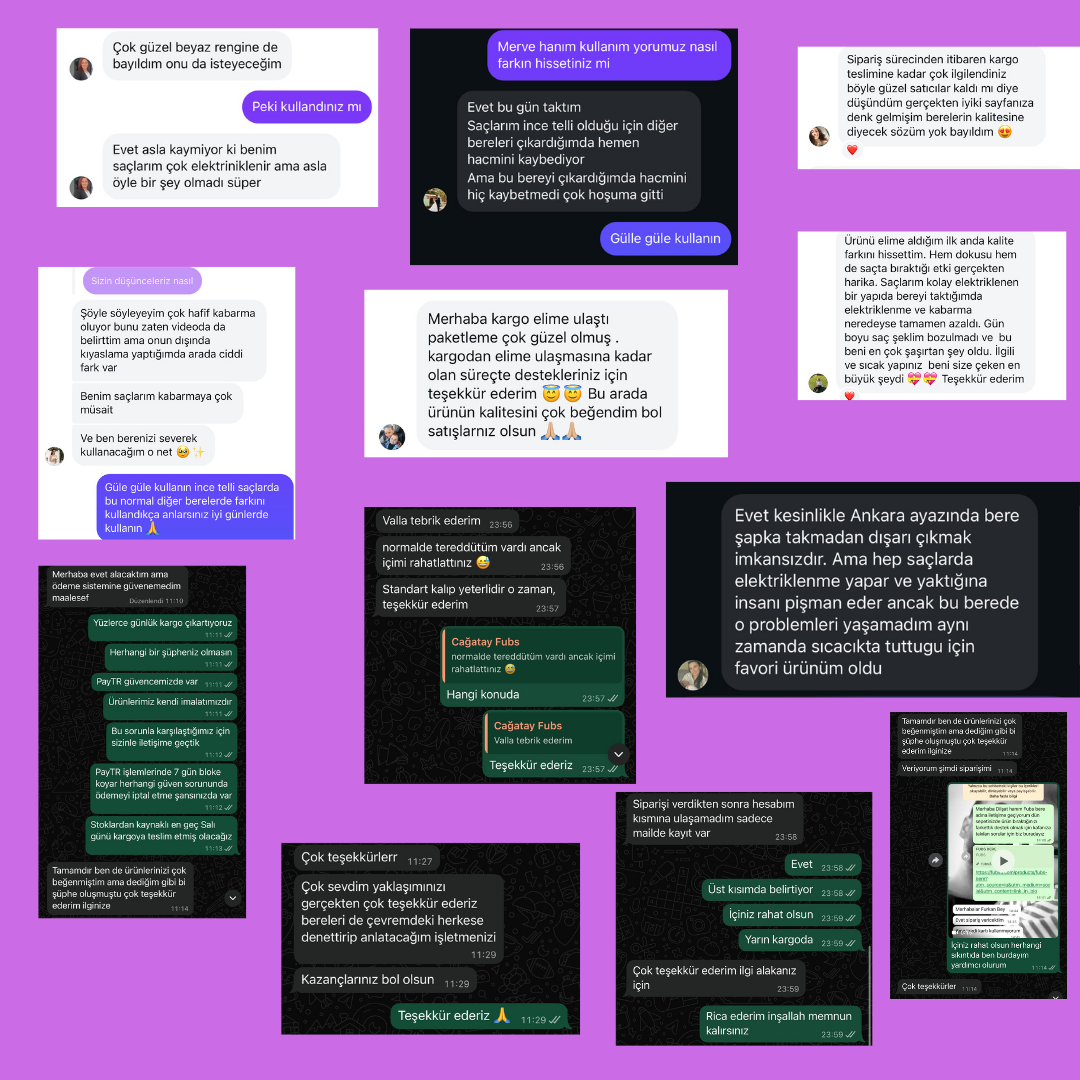 Fubs İçi İpek Bere